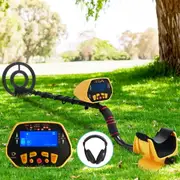 Weisshorn Metal Detector 180MM Deep Sensitive Waterproof Treasure Hunter Gold Digger Yellow