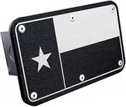 Au-TOMOTIVE GOLD, INC. Officially Licensed Novelty Texas Subdued Flag Class III Trailer Hitch Plug