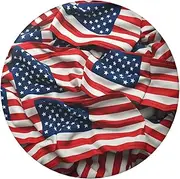 [VTCTOASY] Button Pins Badge 2.4 inch Cute Round Badge Pins Buttons Badges Personalized Name Tag Usa Flag Badge Pinback Button Badges Fashion Pins Set for Men Women Backpack Office