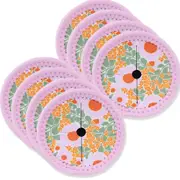8x Splosh Picnic 9.5cm Spring Floral Wine Glass Round Coaster Table Pad
