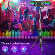 Bracket Effect Lights Mobile DJ Party Disco Stage Lighting with Stand Remote DMX
