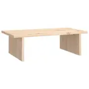 Monitor Stand Computer Laptop TV Desktop Riser Table Display Shelf Pine Wood