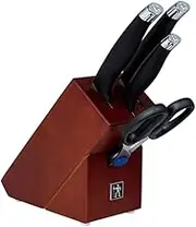 Zwilling J.A. Henckels Japan 16717-015 HI Style Knife Block Set, Stainless Steel, Gift