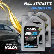 2 x Nulon Full Synthetic 5W-3O Racing Engine Oil 5L NRO5W30-5 Ref NR5W30-5