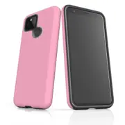 For Google Pixel 5 Case Armour Protective Cover Pink
