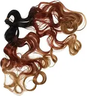 HAPINARY Braided Curly Extension Wig for Women Stylish High Temperature Hair Attachment for Braids Versatile Fashionable Design for Stage Performances and Everyday Use