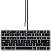 Satechi Slim W1 USB-C Wired Keyboard Space Grey