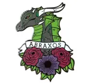 Throne of Glass Enamel Pin - Abraxos Dragon - Free AU Post - AU Stock