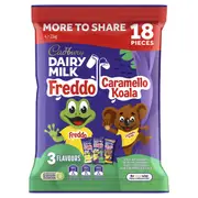 18 Piece Cadbury Dairy Milk Freddo Variety Pack 234g