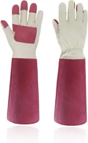 HANDLANDY Rose Pruning Gardening Gloves for Men & Women, Thornproof Long Gaun...