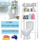 3-Tier Toilet Shelf Bathroom Rack Over Laundry Washing Machine Storage Organiser