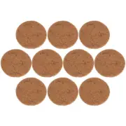 10 Pcs Brown Mat Pigeon Nest Parakeet Nesting Material Bird Pads