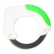 Promax The Knife That Rolls 16cm SS/Plastic Kitchen Slicer/Cutter Green/White