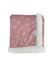 [Bubba Blue] Nordic Velour Cuddle Blanket in Pink