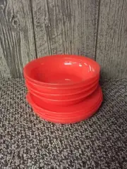 Tupperware Salad Bowl Set With Seals In Orange