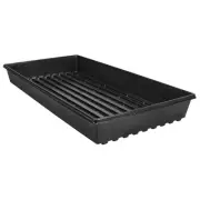 HC Companies Propagation Flat 1020 Tray w/no Holes, Black