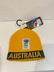 Socceroos 2010 FIFA World Cup South Africa reversible beanie Childrens size 4-8