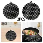 2Pcs Induction Cooktop Protect Mat Baking Mats for Stove Top Cover Cafe Home