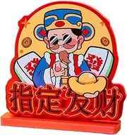 Chinese New Year Table Centerpiece - New Year Table Signs,2025 Chinese New Year Parties Decoration Chinese Spring Festival Table Sign For Eve Parties