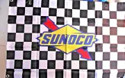 24 x 36 Sunoco Racing Checkered Flag Nerw In Bags