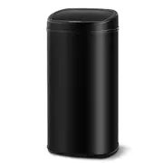 Stainless Steel Motion Sensor Rubbish Bin - 68L - Black