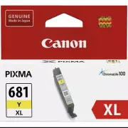 Canon 681 XL Yellow Ink Cartridge CLI681XLY