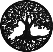 Tree of Life Wooden Wall Art Decor Wooden Wall Sculpture 11.8 Inch Tree of Life