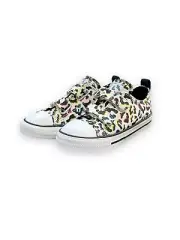 SIZE 10 - CONVERSE INFANT SHOES CTAS 2V OX EGRET/BLACK/PRIME PINK