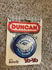 Retro Duncan Yo-Yo - Butterfly Blue - 1997- Sealed Unpunched Collectors Item
