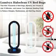 Lumivyx Haloclean UV Night Lights 3 Timer Settings & Remote Control Lamp Bedroom