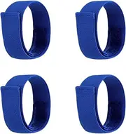 uxcell Boot Straps, 12" Boot Trousers Elastic Ankle Straps Pants Leg Bands Blouses Straps Ankle Hook and Loop Fit for Men Women Gardening Hiking Fishing Cycling Hunting (4 Pack, Blue)
