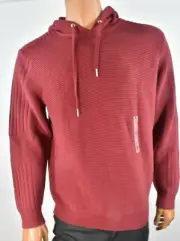 INC International Concepts Mens Hoodie Sweater New XL Red Pullover