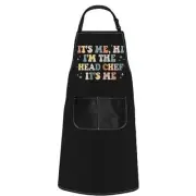 Head Chef Gift It's Me Hi I'm The Head Chef It's Me Apron Head Chef Apron