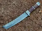 Tanto Knife Custom Made Hand Forged Damascus Steel Customized Knife