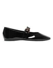 [Sandler] Melrose Flat Shoes in Black Patent