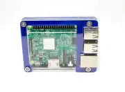 The Slim Zebra Case True Blue ~ for Raspberry Pi 3B+ 3, Pi 2, Pi B+ from C4Labs