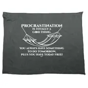 Procrastination Is Totally A Good Thing - Funny Novelty Soft Sport Microfiber Towel