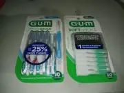 Lot Proxabrush Go-Betweens - Moderate Interdental Brushes Soft Bristled Dental
