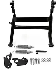 ZEISIU Motorcycle Center Stand With Foot Lever Arm Parking Bracket Support Kickstand Frame Fit For Kawasaki KLR 650 KL650E 2008-2018
