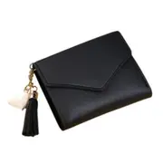 3 Pcs Mini Tassel Wallet Women Fashion Purse Female Short Mini Wallets Korean Students Lovely Purse Female Small Wallet for Women