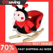 baby rocker ladybug plush soft comfortable 60x32x55cm red 0071