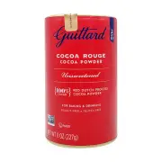 Guittard Cocoa Powder Unsweetened Rouge Red Dutch Process Cocoa, 8 oz