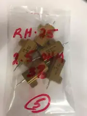 RH25 2.5 OHM 25 WATT RESISTORS 5 PCS