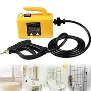 High Pressure Steam Cleaner 2600W, Portable Steam Cleaner, High Temperature High Pressure Mobile Cleaning Machine, Commercial Multi-Purpose Industrial Home Steam Cleaner,Yellow-220v