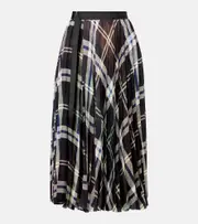 [Sacai] Sacai Plaid midi skirt AU 12 green