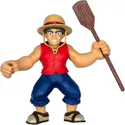Heroes of Goo Jit Zu Netflix One Piece Luffy Ultra Stretchy 17.8cm (7") Collectible Action Figure, Stretch Luffy Up to 3 Times His Size.