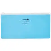 Aqua Drops Zip Wallet Open Pencil Case Blue