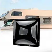 RVGUARD RV Skylight Replacement Outer Dome for Trailers and Motorhomes, Outer Dimension: 26" x 26", Dome Dimension: 22" x 22" x 4", Waterproof, UV Resistant, Easy Installation, Black