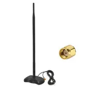 WiFi 2.4GHz 9dBi High Gain Magnetic Base RP-SMA Antenna for WiFi Router Hotspot