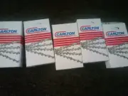 5x CARLTON 18" 325 058 72DL Semi Chisel Chains fits Husqvarna, BAUMR-AG, MAKITA